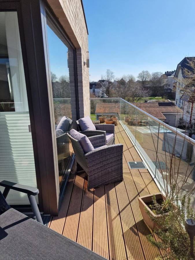 Moderne Penthouse Wohnung Schleswig Exterior foto